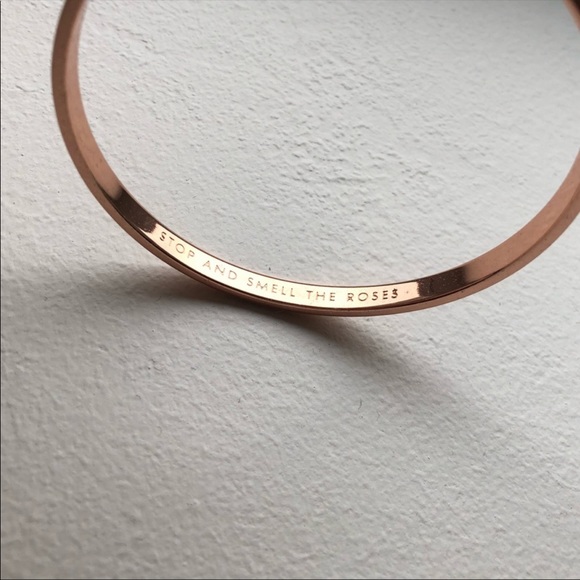 Kate Spade Rose Gold Bangle Bracelet - Picture 5 of 5